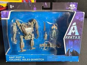 McFarlane Toys Avatar World of Pandora AMP Suit & Colonel Miles Quaritch Action
